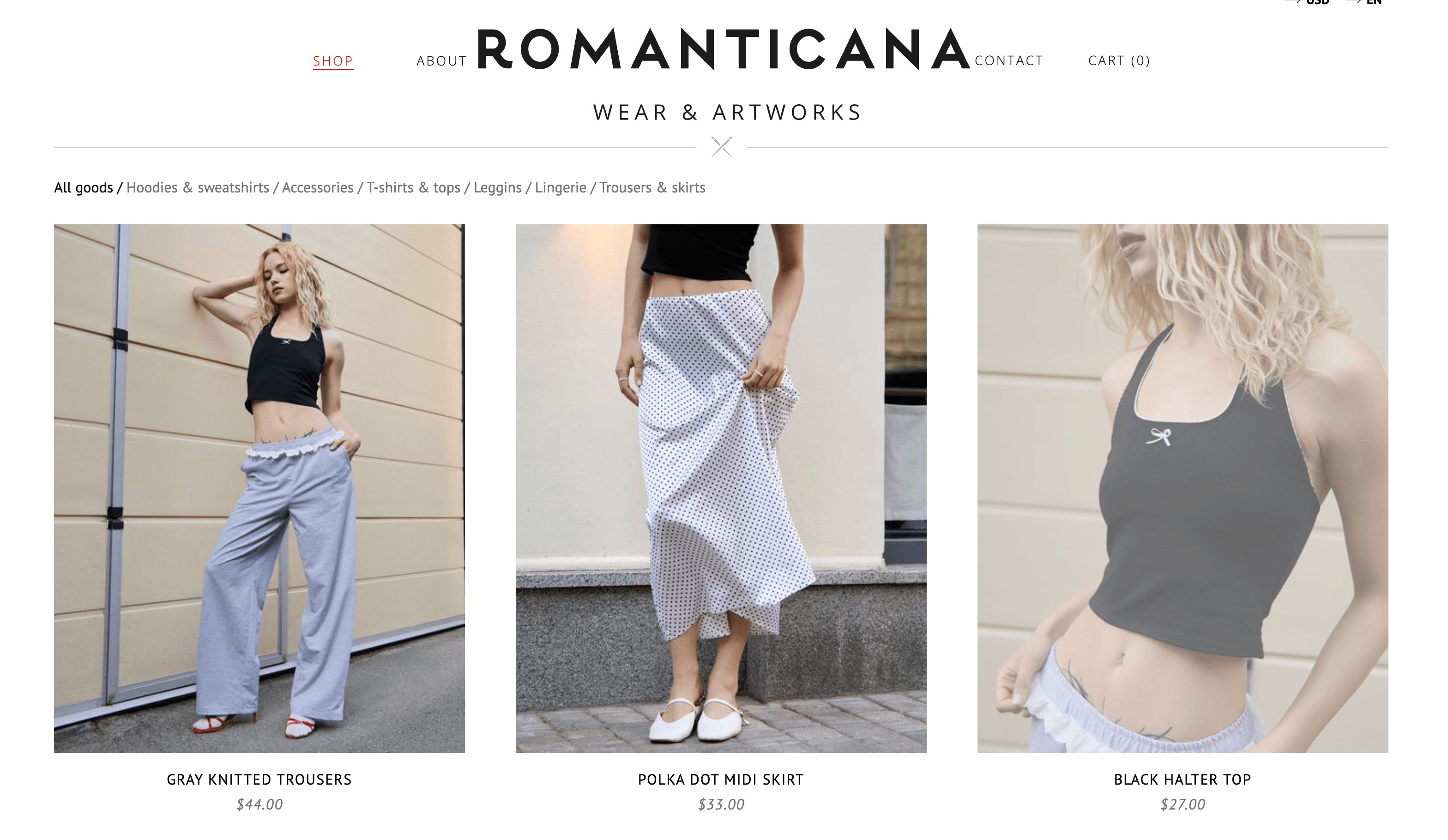 Romanticana Wear fashion showcase